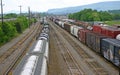 Chattanooga Train Yard Royalty Free Stock Photo