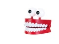 Chattering teeth Royalty Free Stock Photo