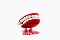 Chattering Teeth Toy Comedy Royalty Free Stock Photo