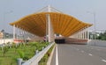 A inside view of the two-tube Bangabandhu Sheikh Mujibur Rahman tunnel