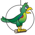 Chatty Cartoon Parrot