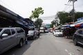 Chatuchak Weekend Market or Jatujak local walking street bazaar for thai people and foreign travelers travel visit and shopping