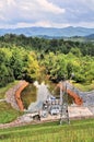 Chatuge hydroelectric plant Royalty Free Stock Photo