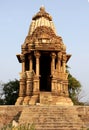 Chaturbhuj Temple, Khajuraho Royalty Free Stock Photo