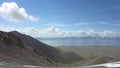 Chatyr Kul Lake At Bashy mountain range