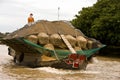 Chau Doc floating market,Vietnam Royalty Free Stock Photo