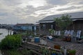 Chau Doc floating village-2 Royalty Free Stock Photo