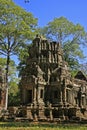 Chau Say Tevoda temple, Angkor area, Siem Reap, Cambodia Royalty Free Stock Photo