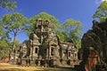 Chau Say Tevoda temple, Angkor area, Siem Reap, Cambodia Royalty Free Stock Photo