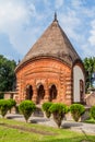 Chauchala Chhota Govinda Mandir temple in Puthia village, Banglade Royalty Free Stock Photo