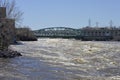 Wider angle view of the Chaudiere Bridge