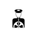 Chauffeur`s avatar icon.Element of popular avatars icon. Premium quality graphic design. Signs, symbols collection icon for websi