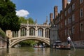 Chauffeured boating tour under famous covered Bridge of Sighs, St John`s College