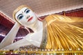 Chauk htat gyi reclining buddha Royalty Free Stock Photo