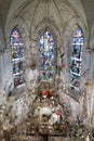 Chaumont France. Chateau de Chaumont sur Loire. The chapel Royalty Free Stock Photo