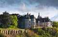 Chaumont on Loire castle Chaumont castle in France Royalty Free Stock Photo