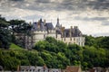 Chateau de Chaumont-sur-Loire, France. This castle is located in the Loire Valley. France Royalty Free Stock Photo