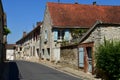 Chaussy, France - may 4 2018 : picturesque village Royalty Free Stock Photo