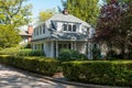 Chautauqua, New York, USA May 11. 2023 A house on the grounds of the Chautauqua Institution Royalty Free Stock Photo