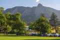 Chautauqua Park and the Flatirons Mountains in Boulder, Colorado During the Day Royalty Free Stock Photo