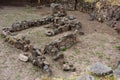 Chavin archaeological site, Peru. Pre-inca ruins