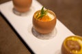 Chawanmushi in an Egg Shell Royalty Free Stock Photo