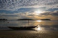 Chaweng beach sunrise - Koh Samui -Thailand Royalty Free Stock Photo