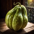 Chayote fresh raw organic vegetable