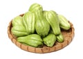 Chayote is a member of the squash, i buy from suppermaket