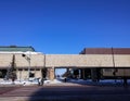 Chazen Museum of Art, downtown Madison, Wisconsin with winter weather Royalty Free Stock Photo