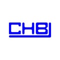 CHB letter logo creative design with vector graphic, CHB Royalty Free Stock Photo