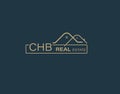 CHB Real Estate and Consultants Logo Design Vectors images. Luxury Real Estate Logo Design Royalty Free Stock Photo