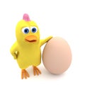 Chciken with Egg Royalty Free Stock Photo