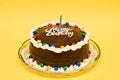 Chcolate Brithday Cake Royalty Free Stock Photo