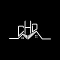 CHD Real State logo design, CHD simple and modern logo. Royalty Free Stock Photo