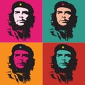 Che Guevara Iconic Portrait Vector illustration poster template Royalty Free Stock Photo