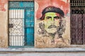 Che Guevara portrait in Old Havana