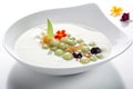 Che, a sweet Vietnamese dessert soup, mung beans or tapioca pearls and coconut milk, AI generative