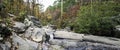 Cheaha Creek on an autumn day Royalty Free Stock Photo