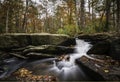 Cheaha Falls in Autumn long exposure