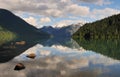 Cheakamus lake, garibaldi provincial park Royalty Free Stock Photo