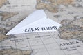 Cheap flights / Cheap plane tickets Royalty Free Stock Photo