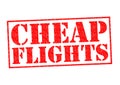 CHEAP FLIGHTS Royalty Free Stock Photo