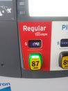 Cheap gas Royalty Free Stock Photo