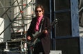 Cheap Trick Tom Petersson Electric bass during the concert