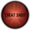 CHEAT SHEET red button badge.