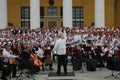 Day of Slavic Writing and Culture in Chuvashia. Performance of the symphonic chapel and the consolidated choir of Chuvashia.