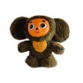 Cheburashka, Russian cartoon character. on an white background