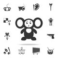 Cheburashka, Russian cartoon characters icon. Detailed set of baby toys icons. Premium quality graphic design. One of the collecti