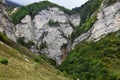 Chechen scenery. Nokhchi-Keloi waterfall. Russia